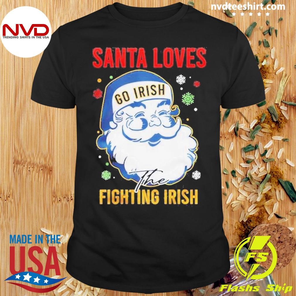 Notre Dame Fighting Irish Santa’s Pride, Christmas Shirt