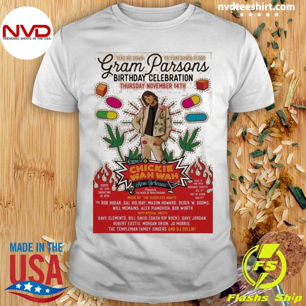 Parsons Birthday Bash New Orleans LA November 14 2024 Shirt