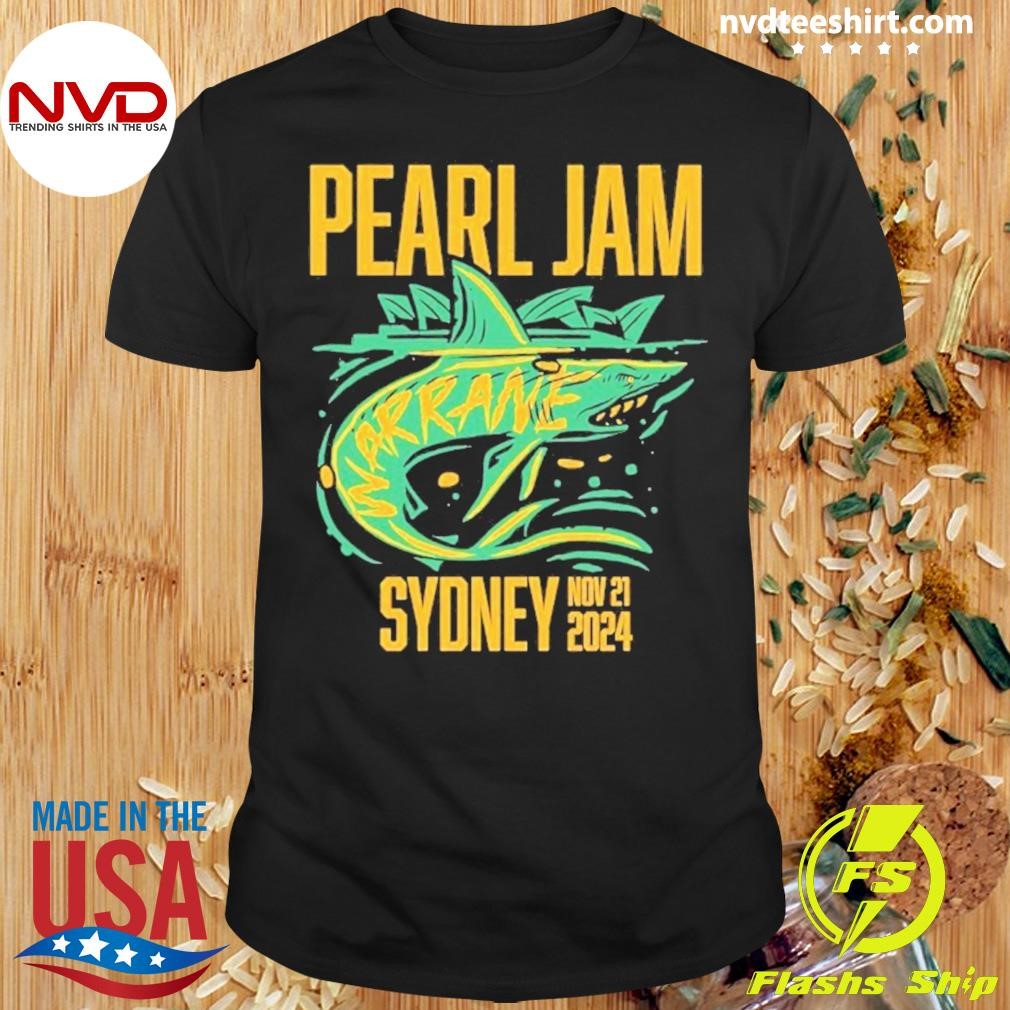 Pearl Jam Tour Sydney November 21, 2024 Shirt