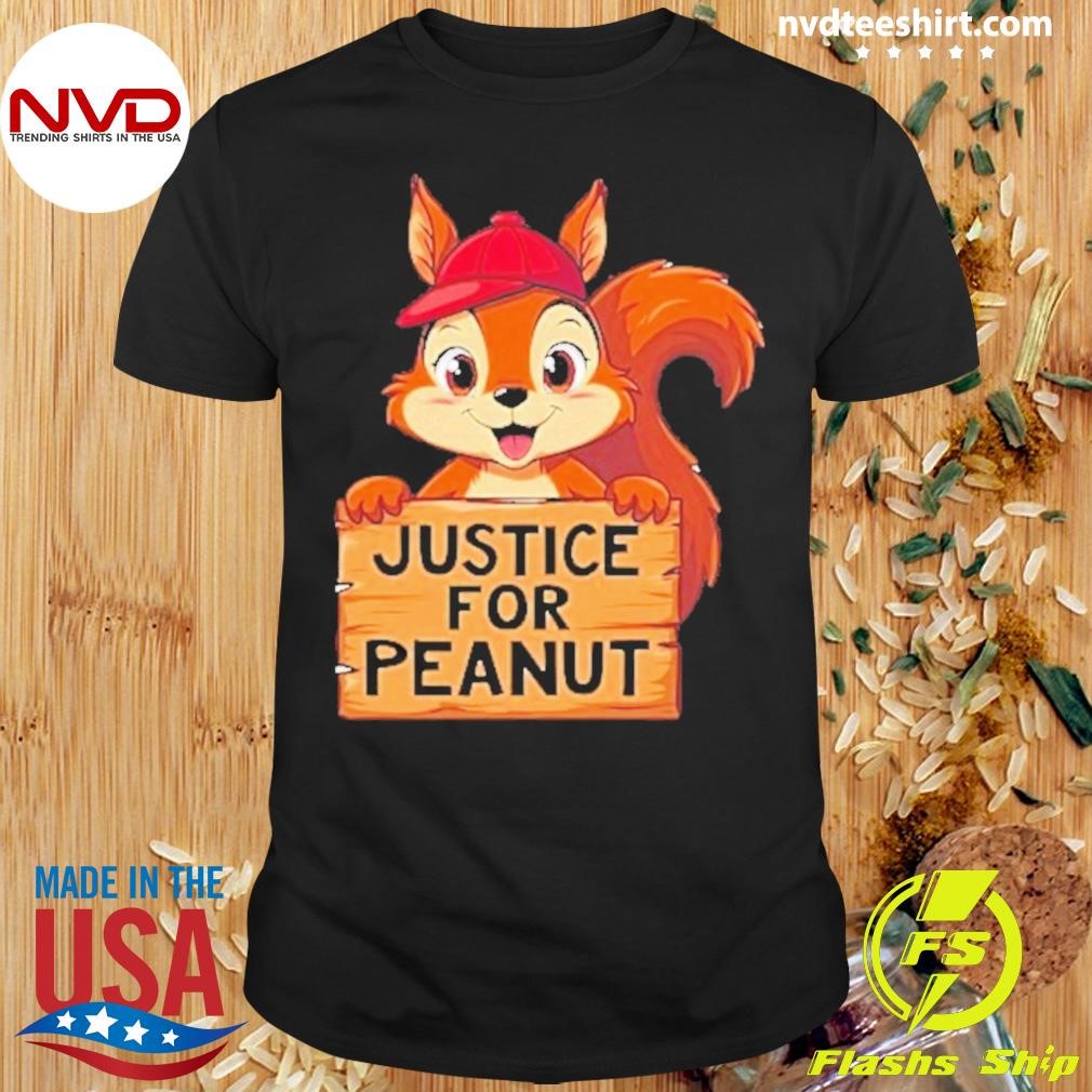 P’nut the squirrel Justise for P’nut 2024 Shirt