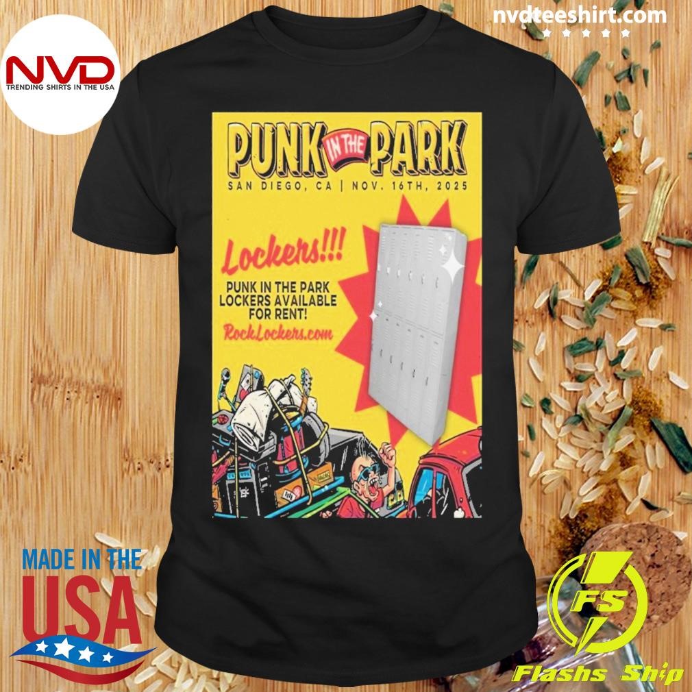 Punk In The Park San Diego Ca Nov 16 2024 Poster Shirt