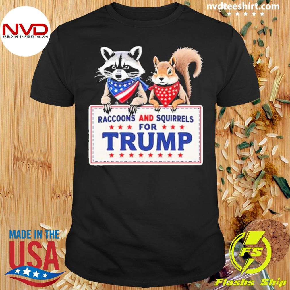 Raccoons And Squirrels P’nut The Squirrel Justice For P’nut 2024 Shirt