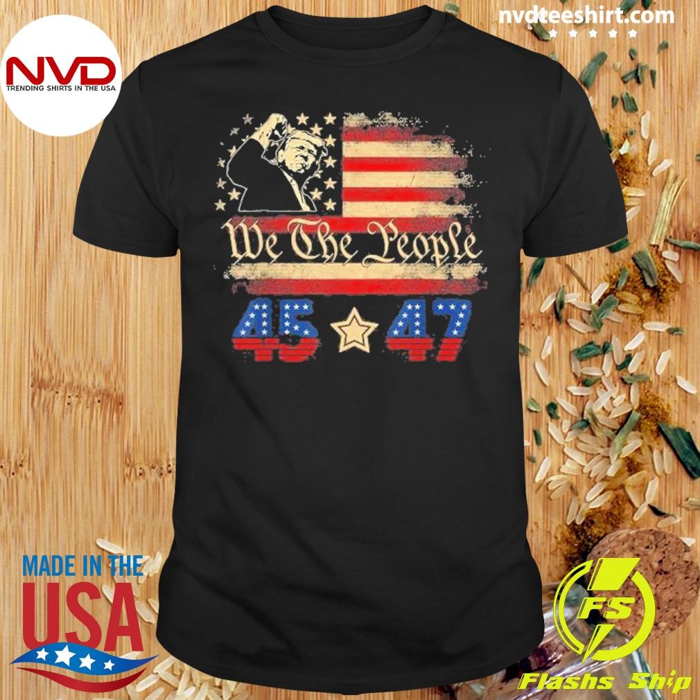 Retro Trump 45 47 Presidential Election Winner Inauguration Shirt