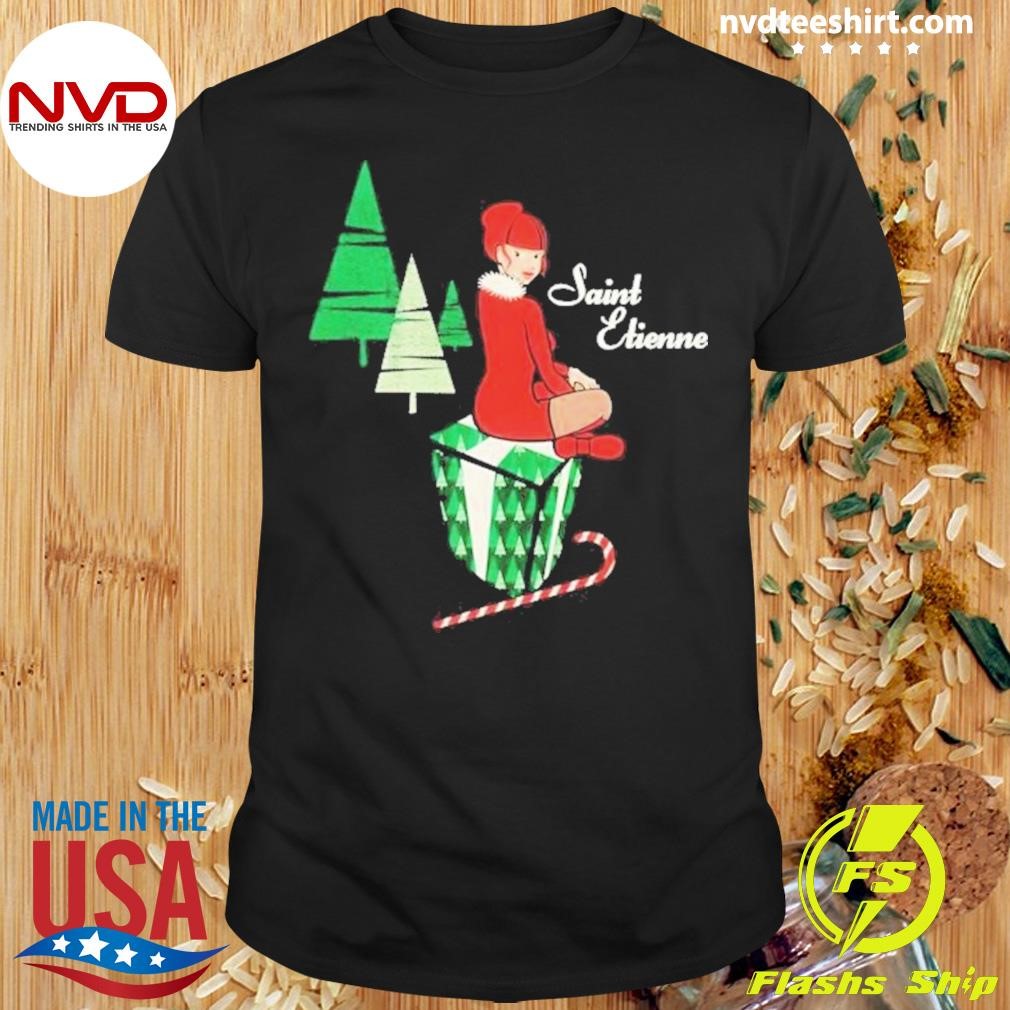 Saint Etienne A Glimpse Of Stocking Christmas Holiday Shirt