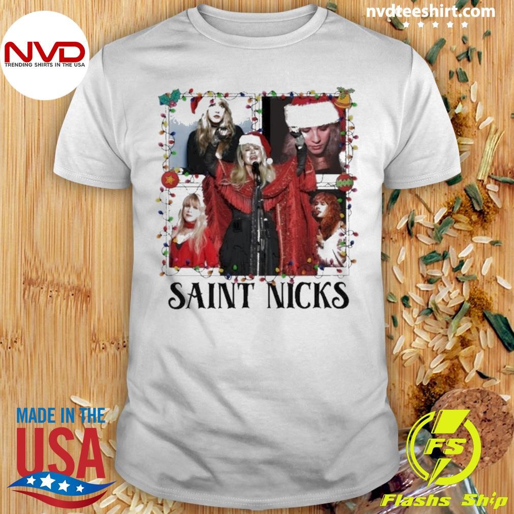 Saint Nicks Legend Stevie Nicks Xmas 2024 Shirt