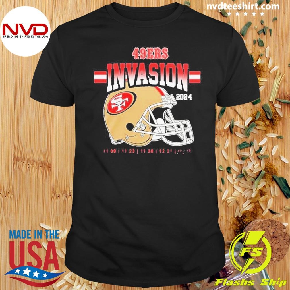 San Francisco 49ers 2024 Invasion Tour Shirt