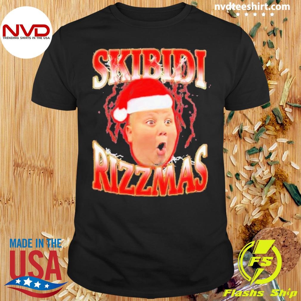 Santa Boy Skibbidi Rizzmas Christmas Shirt