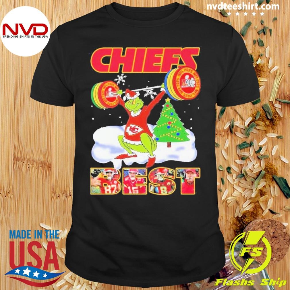 Santa Grinch Kansas Chiefs NFL 2025 Best Christmas Shirt