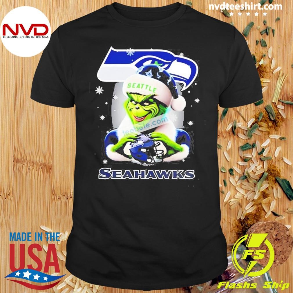 Seahawks Seattle The Grinch Merry Christmas 2024 Shirt