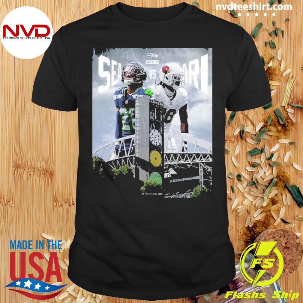 Seattle Seahawks vs. Arizona Cardinals Week 12 2024 Game At Lumen Field Shirt