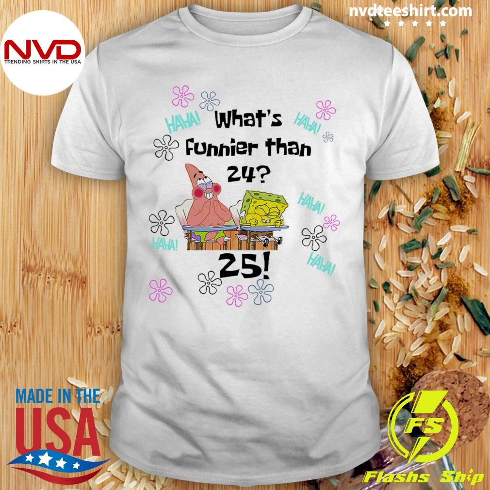 Secret What’s Funnier Than 24 25 Spongebob Retro Vintage Shirt