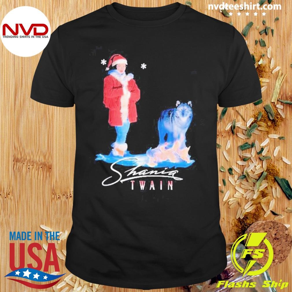 Shania Twain Wolf Holiday Christmas 2024 Sweater Shirt