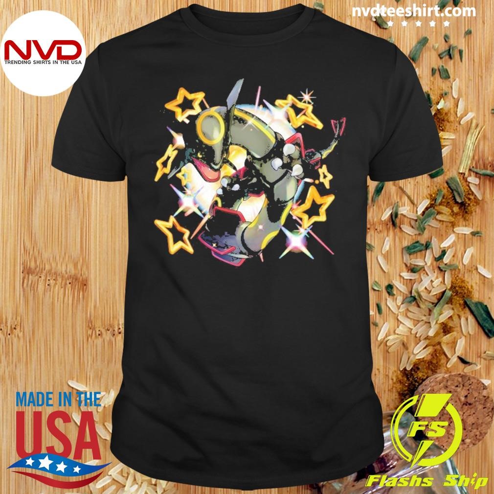 Shiny Rayquaza Raid Announced For Pokemon Scarlet & Violet Shirt