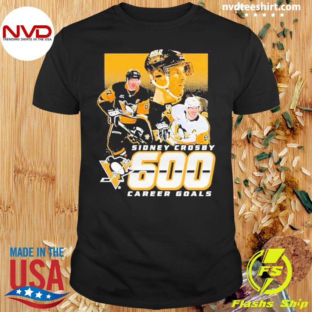 Sidney Crosby Pittsburgh Penguins 600 Career Goals Shirt