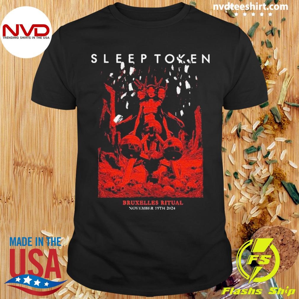 Sleep Token Brussels November 19th 2024 Shirt