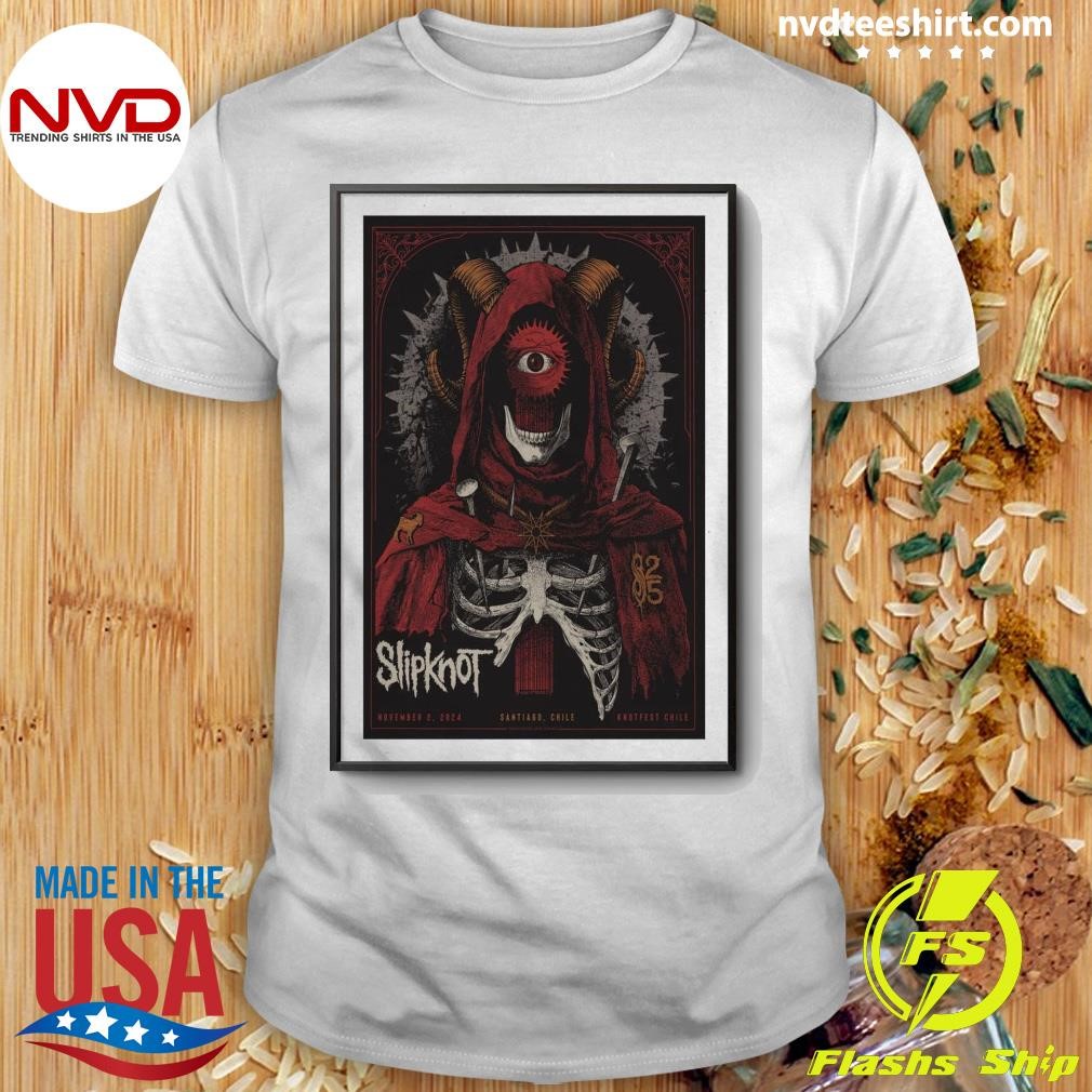 Slipknot In Santiago, Chile On November 2 2024 Shirt