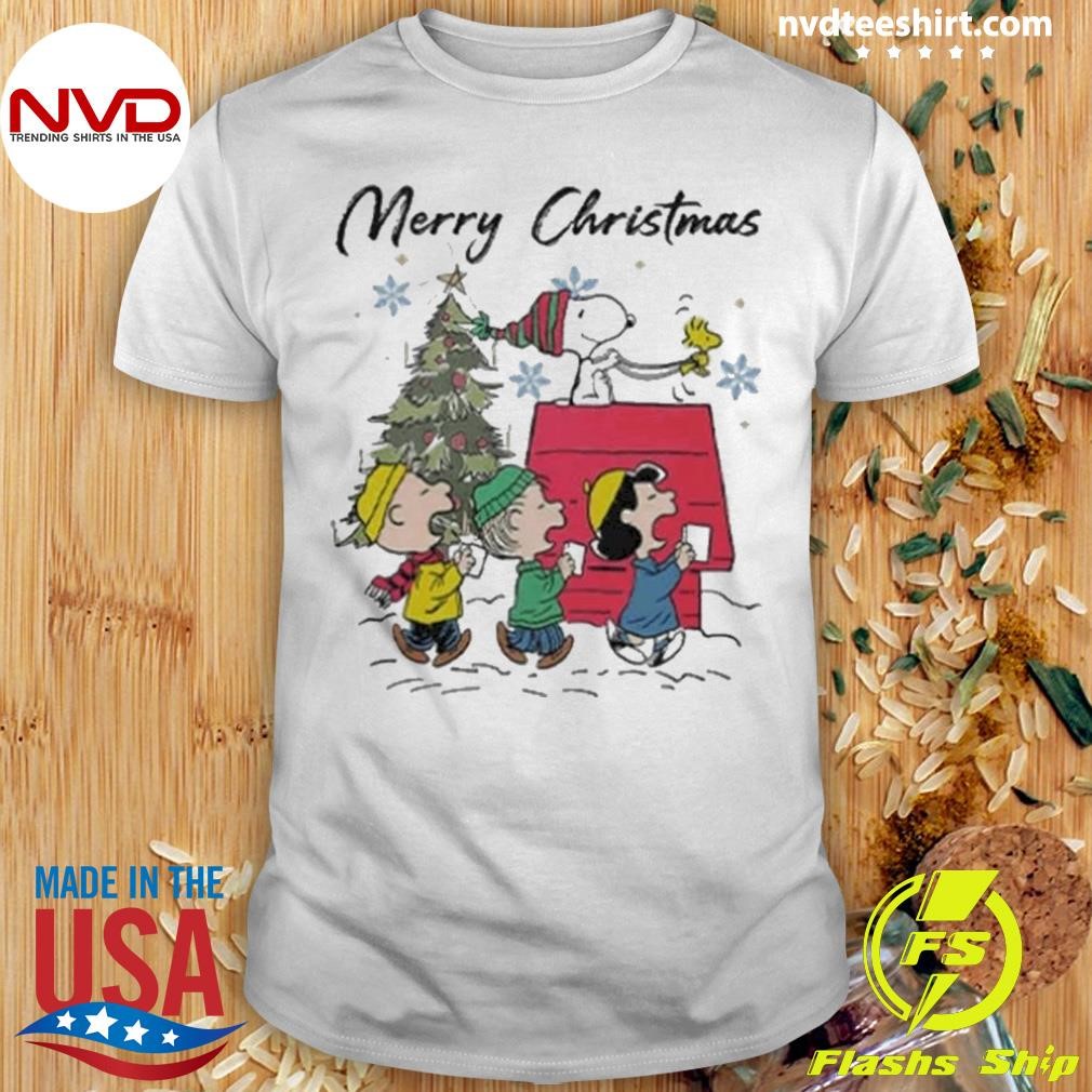 Snoopy And Friends Merry Christmas 2024 Shirt