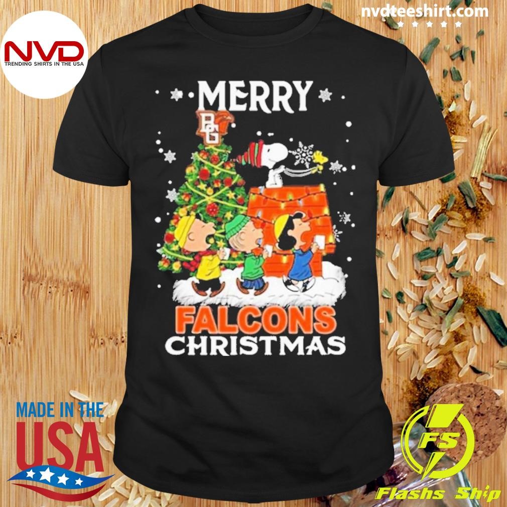 Snoopy And Friends Merry Christmas Bowling Green Falcons 2024 Shirt