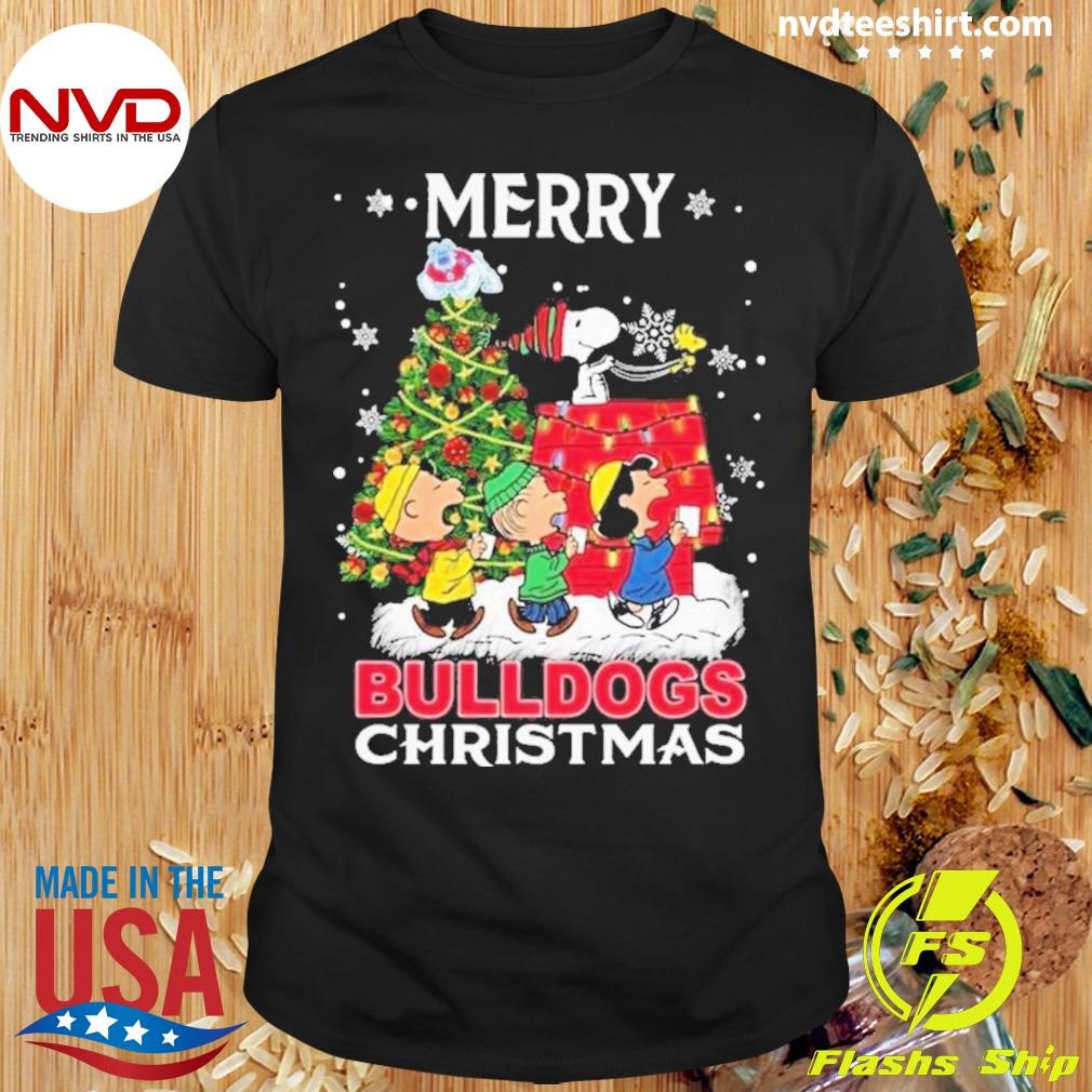 Snoopy And Friends Merry Christmas Fresno State Bulldogs 2024 Shirt