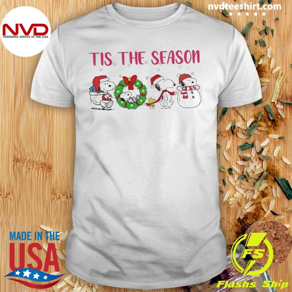 Snoopy Tis The Season Christmas 2024 Shirt