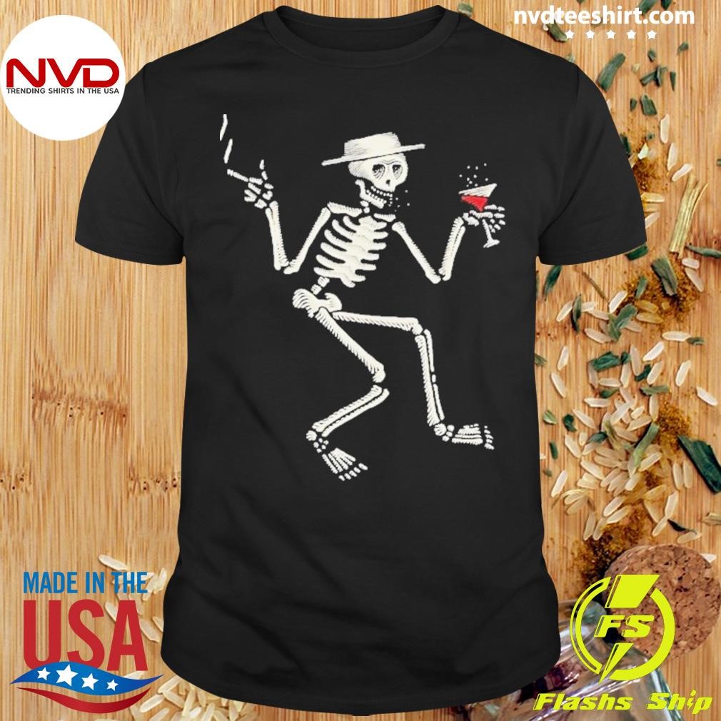 Social Distortion Woodcut Skelly Shirt