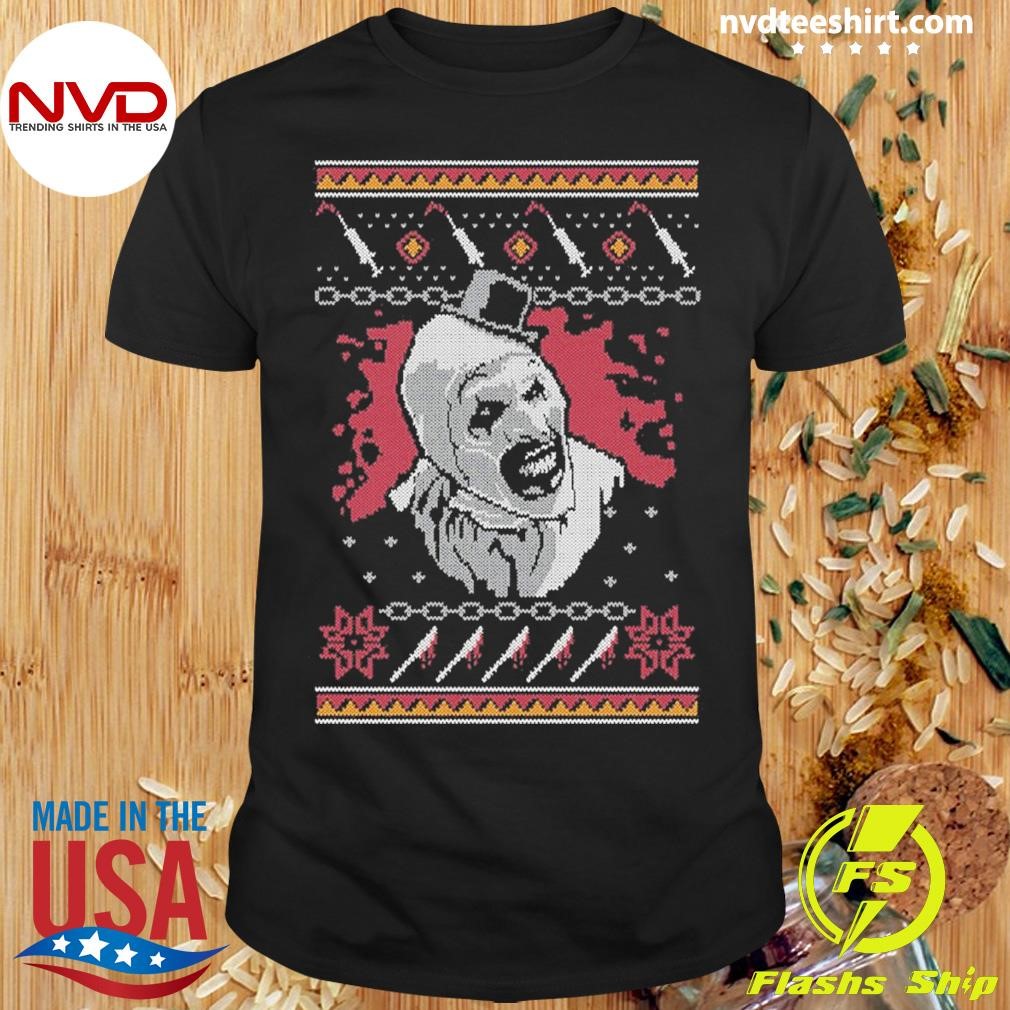 Terrifier Winter Killerland Crewneck Shirt