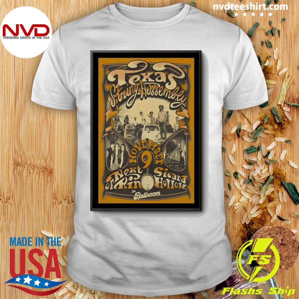 Texas String Assembly At Spiderhouse Ballroom On Nov 9 2024 In Austin TX Poster Shirt