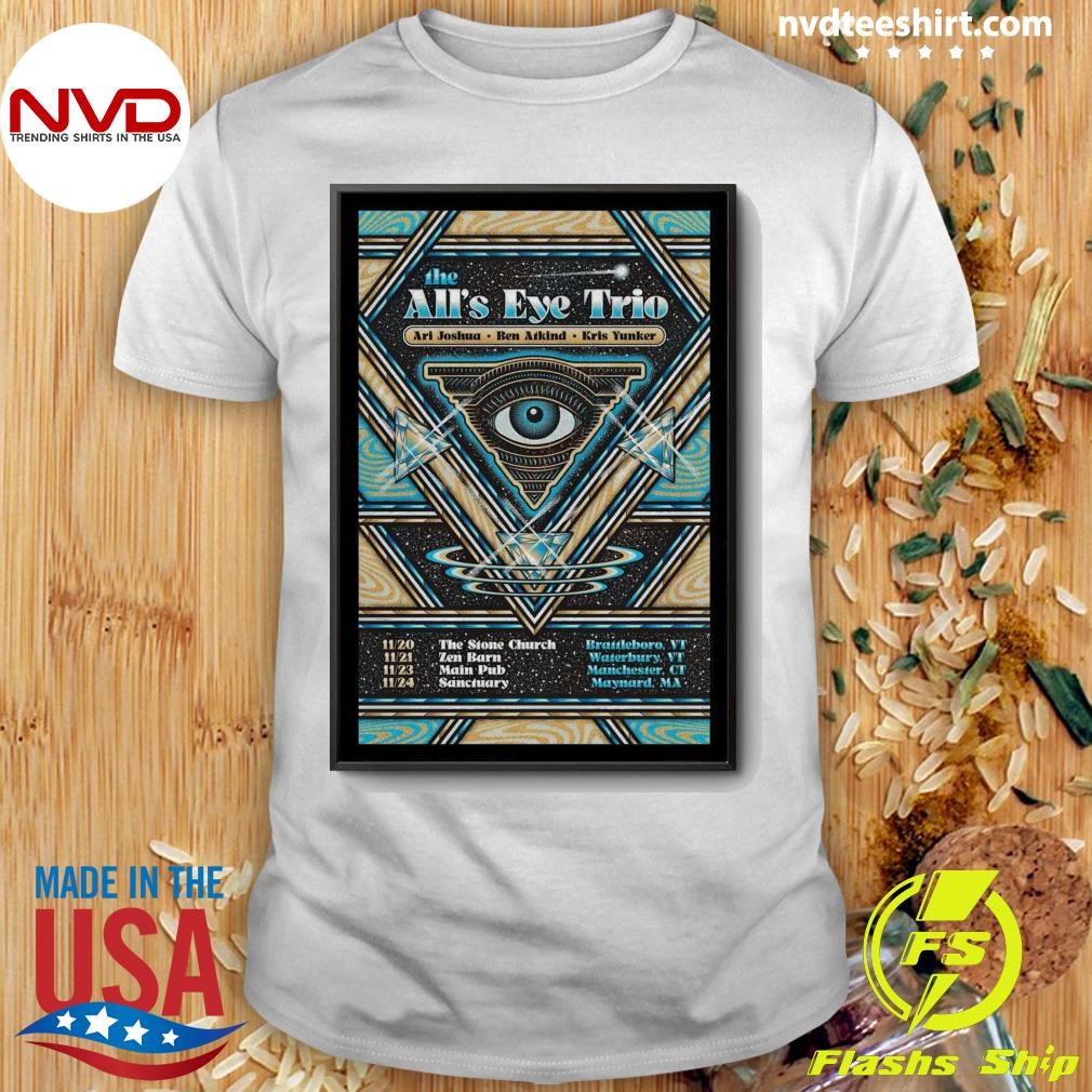 The All's Eye Trio November Tour 2024 Limited Shirt