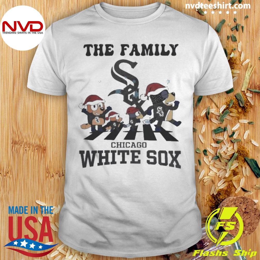 The Family Chicago White Sox Bluey Merry Christmas 2024 Shirt