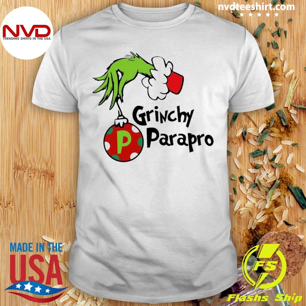 The Grinch Hand Grinchy Parapro Christmas 2024 Shirt