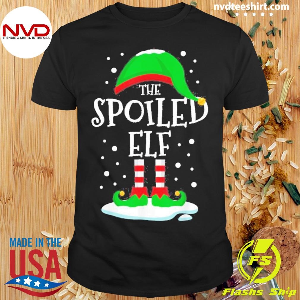 The Spoiled Elf Christmas Family Matching Xmas 2024 Shirt