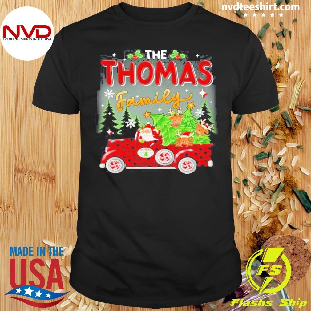 The Thomas Family Christmas Matching Pajamas Group 2024 Shirt