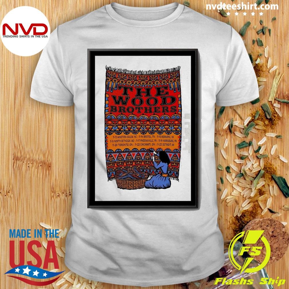 The Wood Brothers Tour November 2024 Shirt