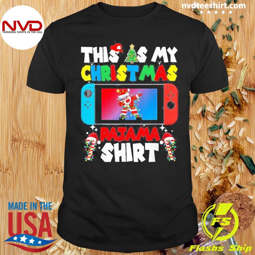 This is my Christmas pajama video game gamer boysns 2024 Shirt