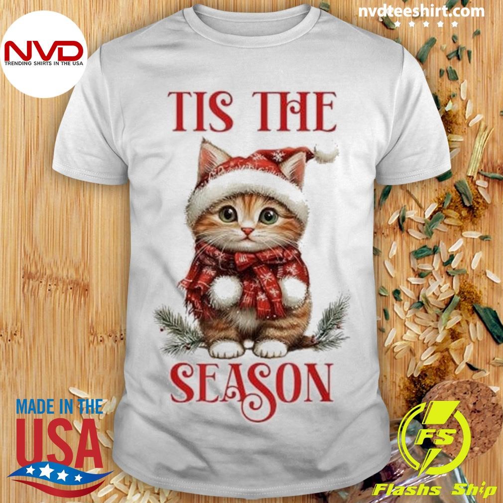 Tis the season Cat Christmas 2024 Shirt