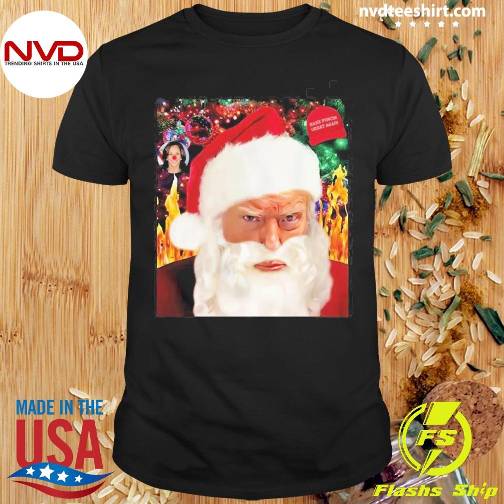 Trump Santa Mugshot 2024 Christmas Shirt