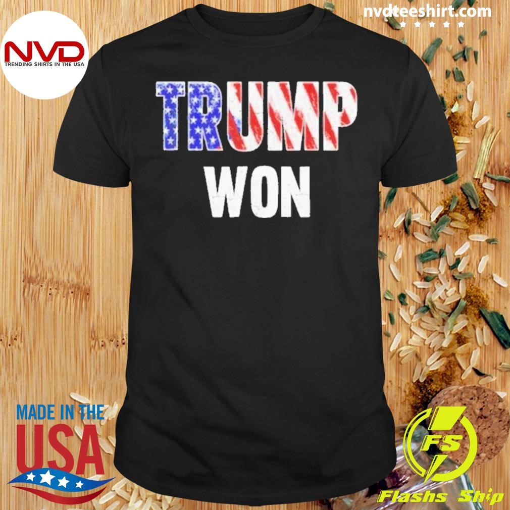 Trump Won 287 President 2024 Shirt