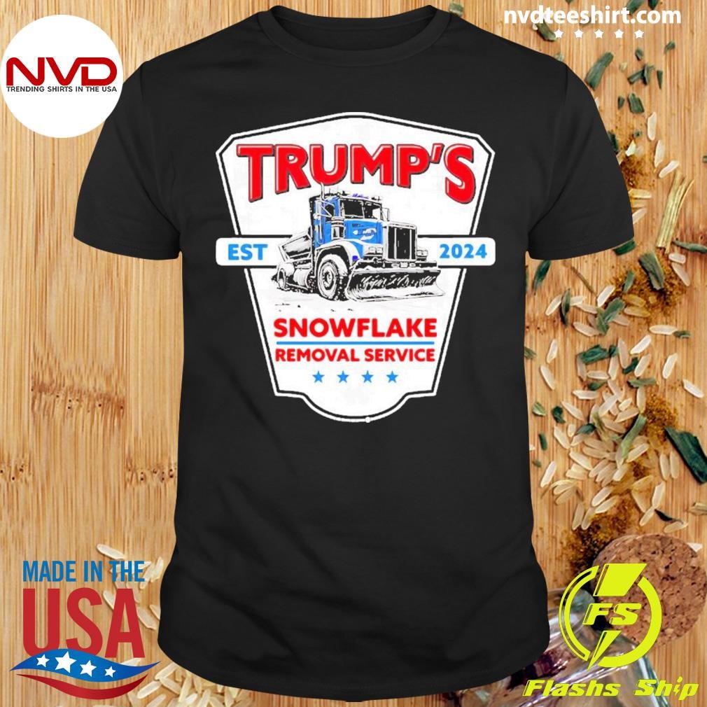 Trump’s Snowflake Removal Service EST 2024 Christmas Shirt