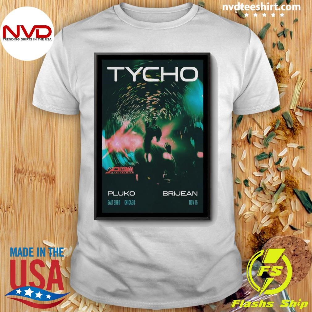 Tycho Nov 15 2024 The Salt Shed in Chicago IL Tour Shirt