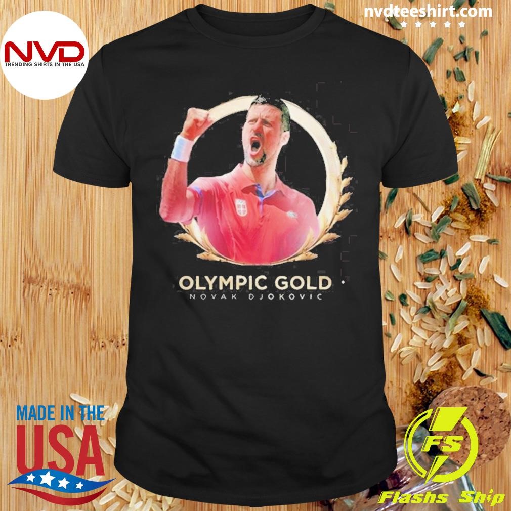 Usa Novak Djokovic Olympic Paris 2024 Gold Medal Shirt