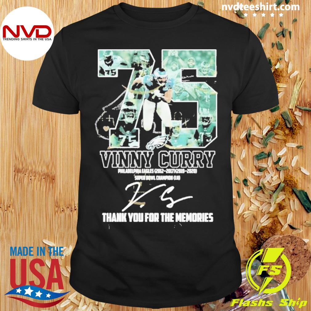 Vinny Curry Philadelphia Eagles Signature Thank You For The Memories Shirt