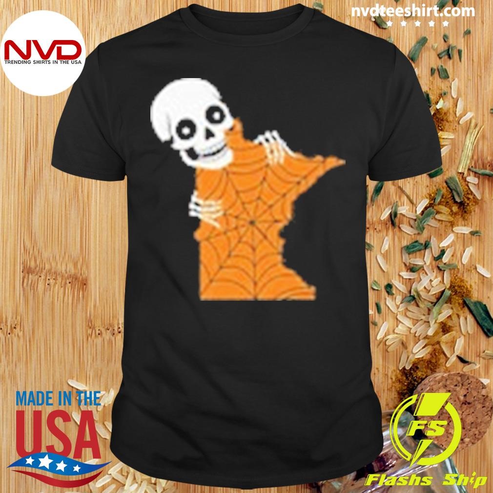 Vintage Skeleton Spider Retro Shirt