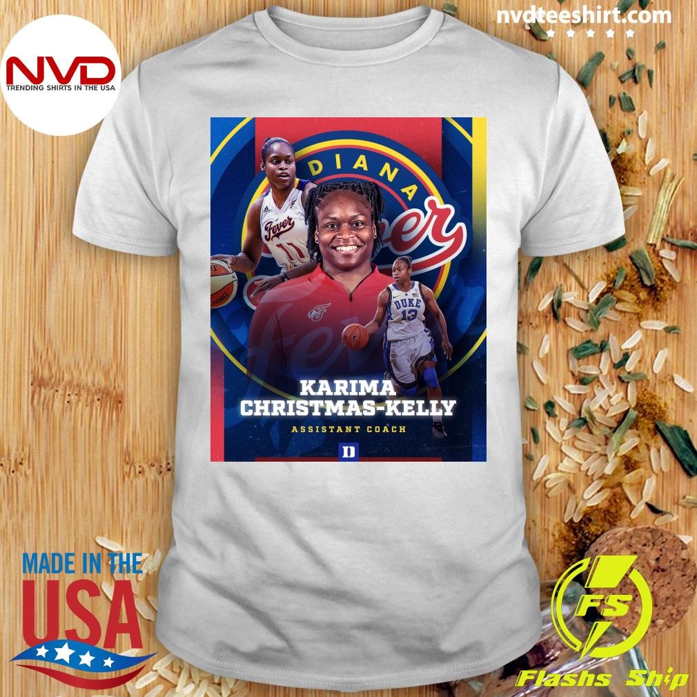 WNBA Indiana Diana Karima Christmas-Kelly Assistant Coach Shirt