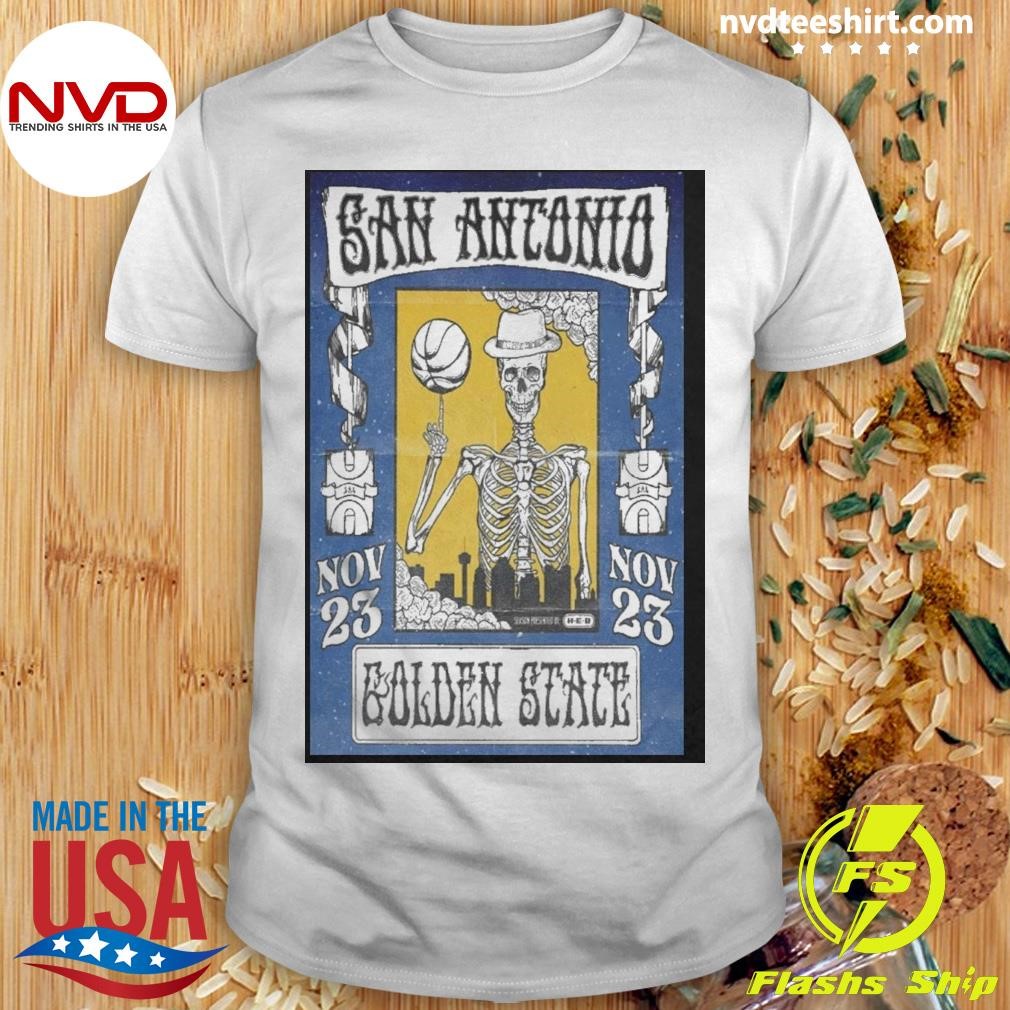 Warriors Vs Spurs Nov 23 2024 San Antonio Tx Poster Shirt