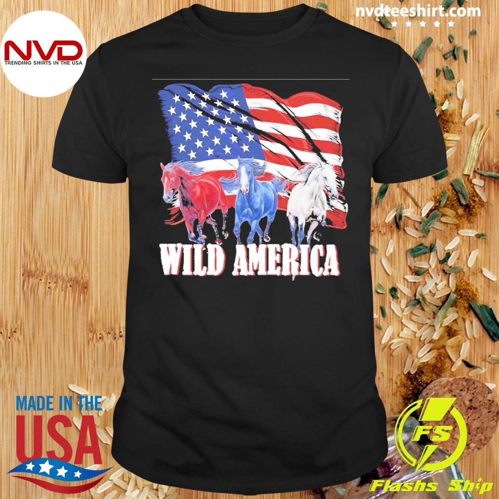 Wild America Horses Shirt