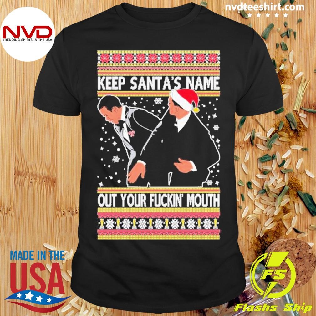 Will Smith Slapping Chris Rock Meme Award Show Ugly Christmas Shirt