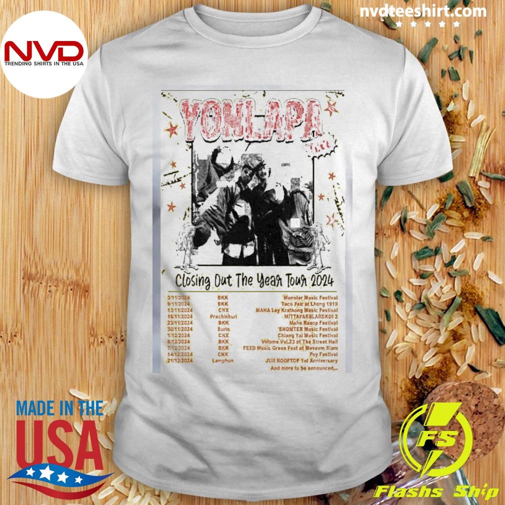 Yonlapa Closing Out The Year Tour 2024 Poster Shirt