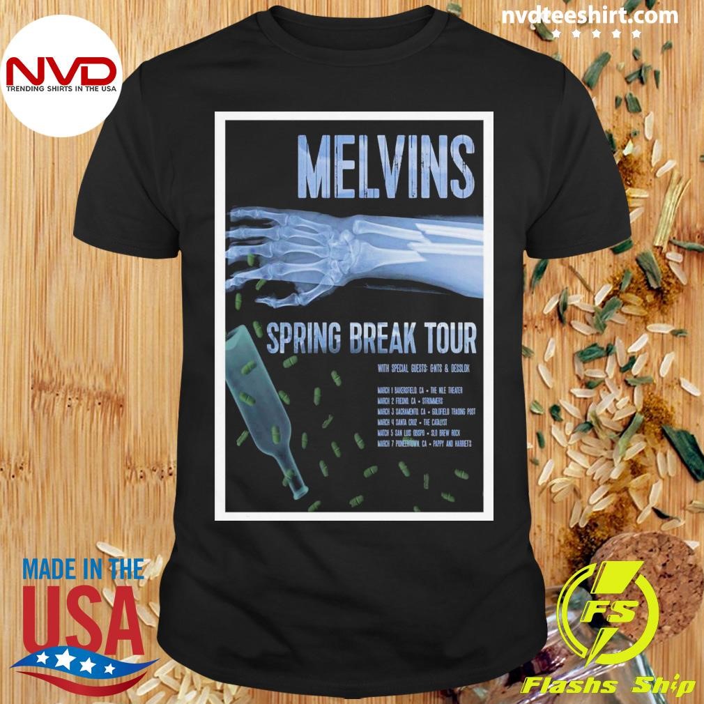 2025 Melvins Spring Break Tour Limited Shirt