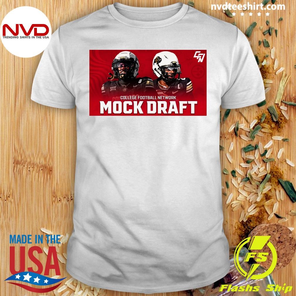 2025 NFL College Football Network Mock Draft Shirt