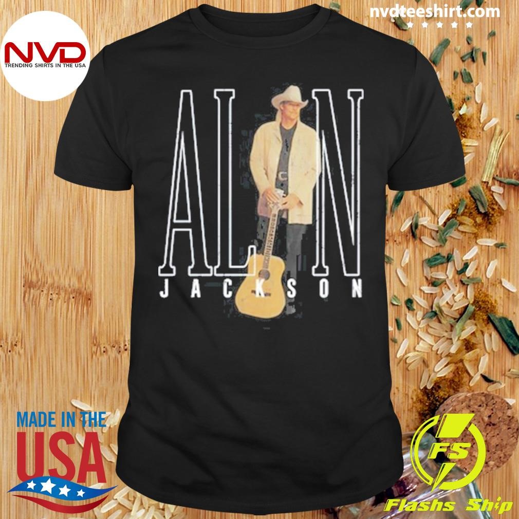 Alan Jackson Classic Standing Tee Shirt